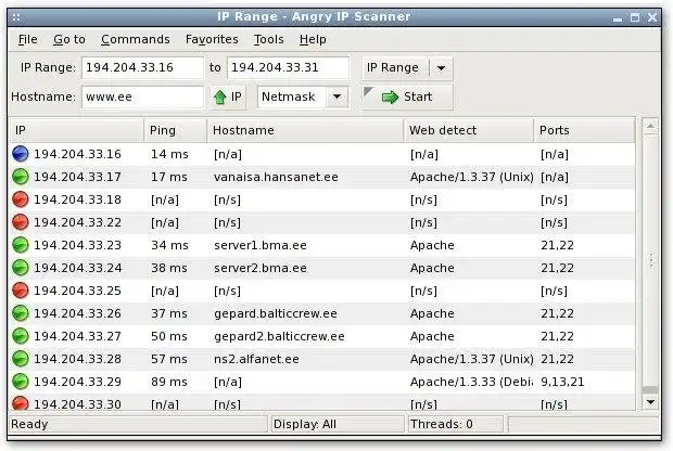 Laden Sie das Web-Tool oder die Web-App Angry IP Scanner herunter