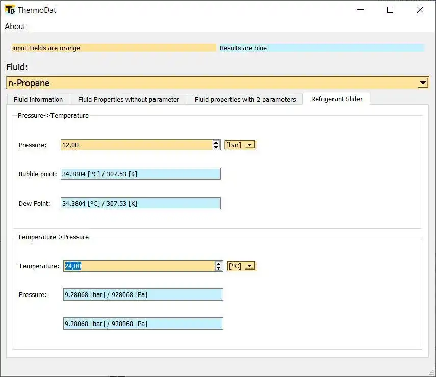 Download web tool or web app ThermoDat