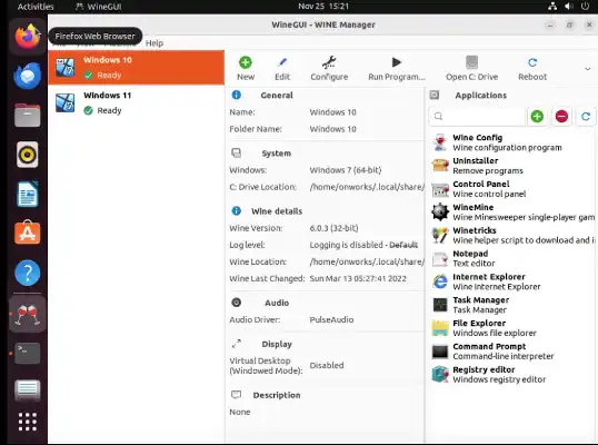 Wain Percuma untuk menjalankan Windows dalam talian